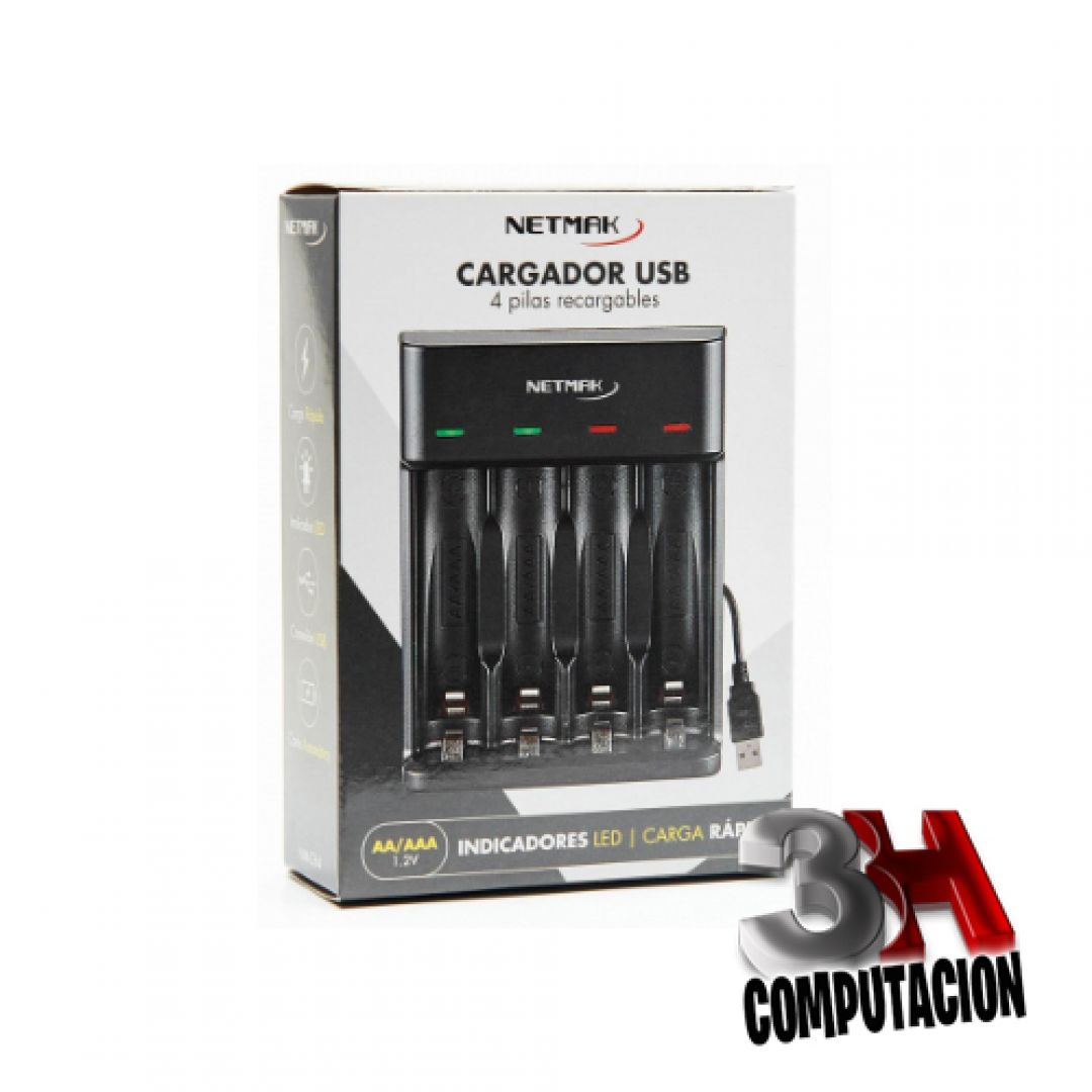 cargador-pilas-usb-4u-aaaaa-netmak-nmch4-627